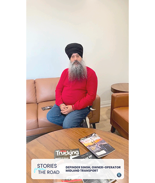 Depinder Singh story from the road video frame